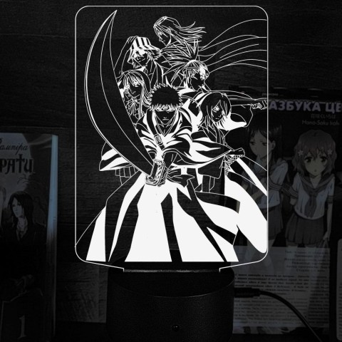Акриловий 3D світильник-нічник "Бліч" 