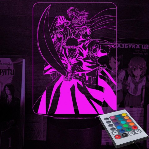 Акриловий 3D світильник-нічник "Бліч" 