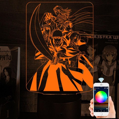 Акриловий 3D світильник-нічник "Бліч" 