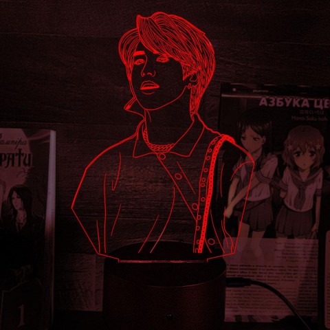 Акриловий 3D світильник-ночник Хан Джі Сон група Stray Kids