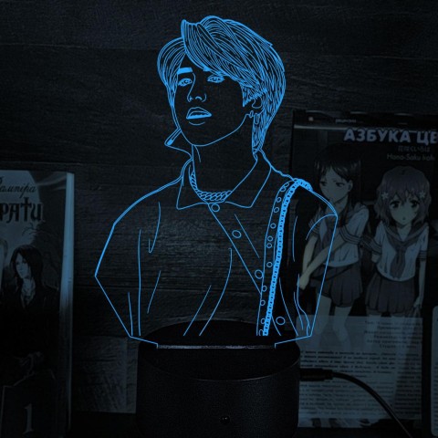 Акриловий 3D світильник-ночник Хан Джі Сон група Stray Kids