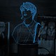 Акриловий 3D світильник-ночник Хан Джі Сон група Stray Kids