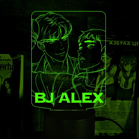 Акриловий 3D світильник-ночник Манхва BJ Alex