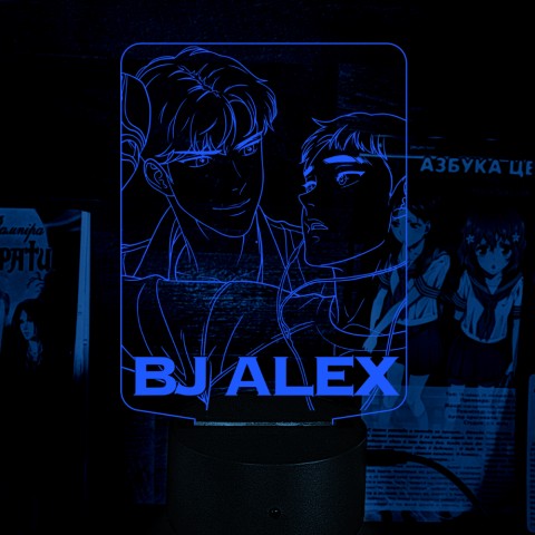 Акриловий 3D світильник-ночник Манхва BJ Alex