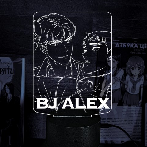 Акриловий 3D світильник-ночник Манхва BJ Alex