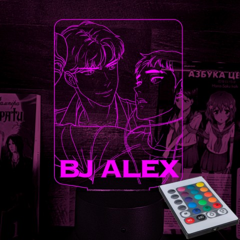 Акриловий 3D світильник-ночник Манхва BJ Alex