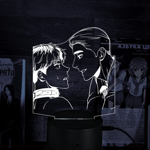 Акриловий 3D світильник-ночник Манхва BJ Alex Ки Мьон Де і Чан У 