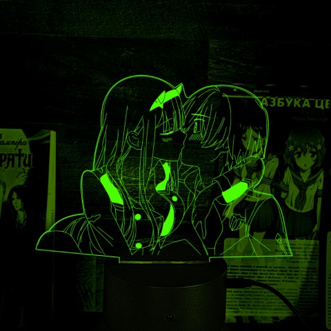 Акриловий 3D світильник-нічник Коханий у Франксі