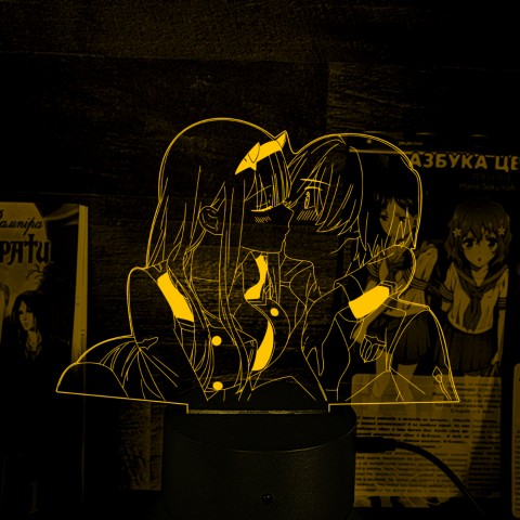 Акриловий 3D світильник-нічник Коханий у Франксі