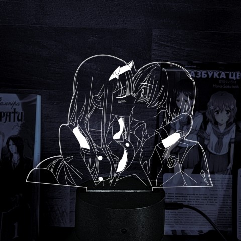 Акриловий 3D світильник-нічник Коханий у Франксі