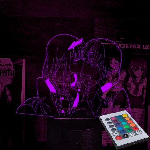 Акриловий 3D світильник-нічник Коханий у Франксі