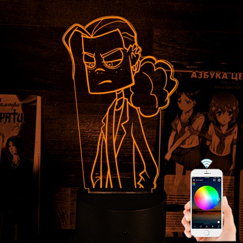 Акриловий 3D світильник-нічник Metal Family Ді 