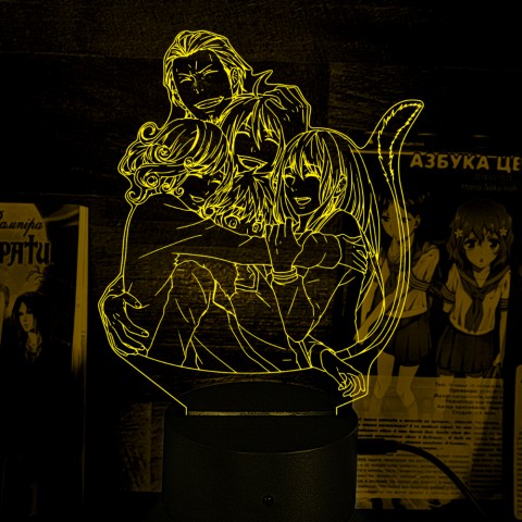 Акриловий 3D світильник-нічник Безхатній Бог