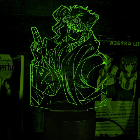 Акриловий 3D світильник-нічник JoJo's Bizarre Adventure Химерні пригоди ДжоДжо