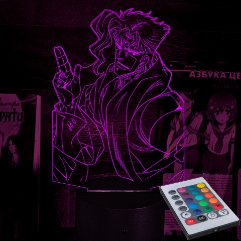 Акриловий 3D світильник-нічник JoJo's Bizarre Adventure Химерні пригоди ДжоДжо