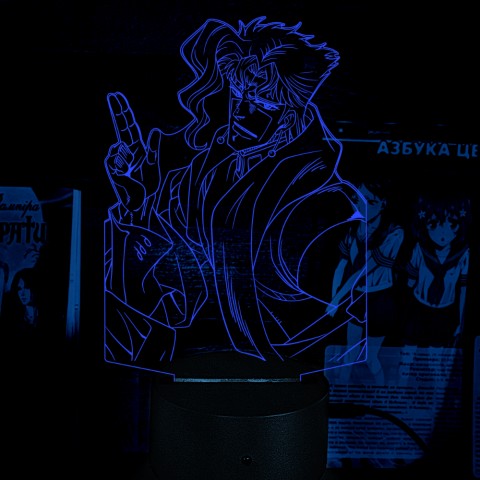 Акриловий 3D світильник-нічник JoJo's Bizarre Adventure Химерні пригоди ДжоДжо