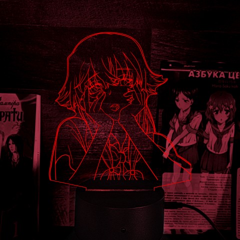 Акриловий 3D світильник-нічник Щоденник майбутнього Юно Ґасай