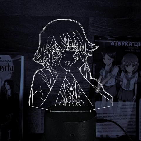 Акриловий 3D світильник-нічник Щоденник майбутнього Юно Ґасай