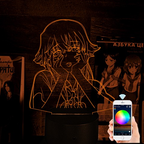 Акриловий 3D світильник-нічник Щоденник майбутнього Юно Ґасай