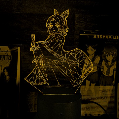 Акриловий 3D світильник-нічник Сінобу Котьо