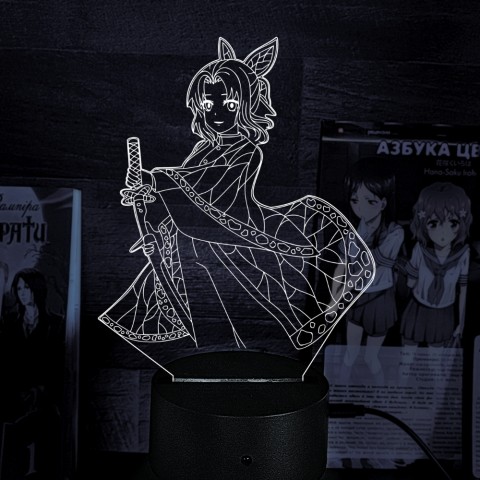 Акриловий 3D світильник-нічник Сінобу Котьо
