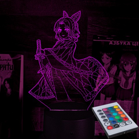 Акриловий 3D світильник-нічник Сінобу Котьо