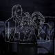 Акриловий 3D світильник-нічник Токійські месники 3