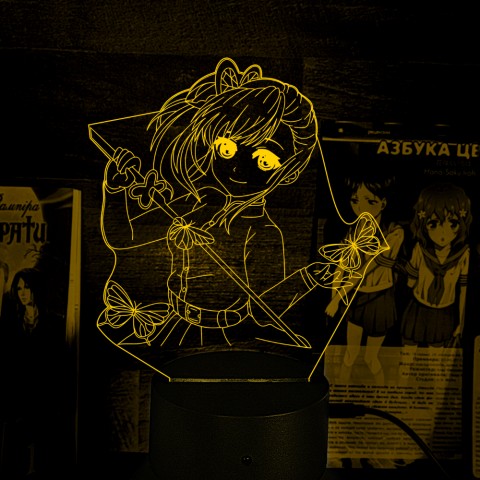 Акриловий 3D світильник-нічник Канао Цуюрі