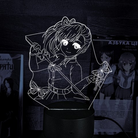 Акриловий 3D світильник-нічник Канао Цуюрі