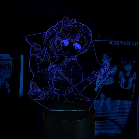 Акриловий 3D світильник-нічник Канао Цуюрі