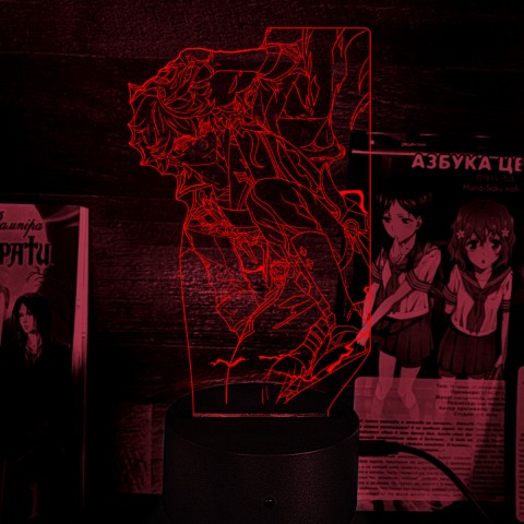 Акриловий 3D світильник-нічник Genshin Impact Чайльд Тартал'я