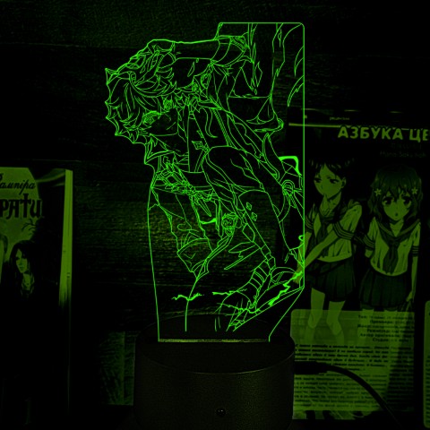 Акриловий 3D світильник-нічник Genshin Impact Чайльд Тартал'я