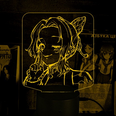 Акриловий 3D світильник-нічник Шинобу Кочо