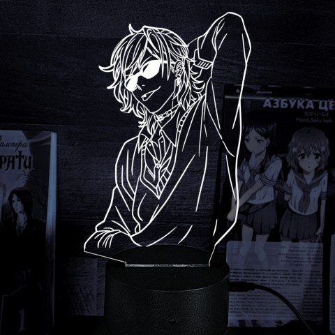 Акриловий 3D світильник-нічник Аято Юрі Клуб Ярічін