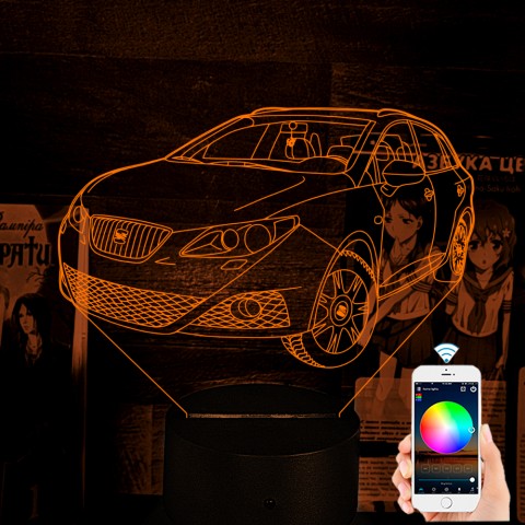 Акриловий 3D світильник-нічник Seat