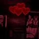 Акриловий 3D світильник-нічник серце