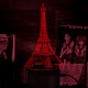 Акриловий 3D світильник-нічник Ейфелева вежа