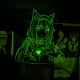 Акриловий 3D світильник-нічник NekoPara