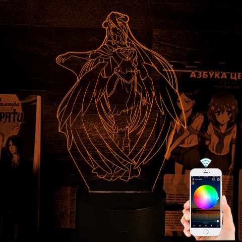 Акриловий 3D світильник-нічник Overlord