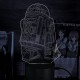 Акриловий 3D світильник-ночник Star Wars R2-D2 Зоряні війни