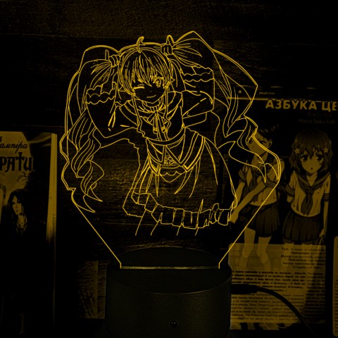 Акриловий 3D світильник-нічник Реінкарнація безробітного Еріс Бореас Грейрат