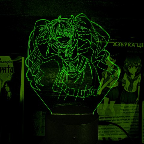 Акриловий 3D світильник-нічник Реінкарнація безробітного Еріс Бореас Грейрат