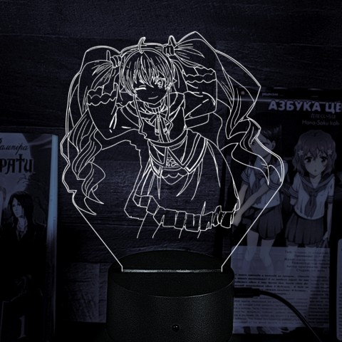 Акриловий 3D світильник-нічник Реінкарнація безробітного Еріс Бореас Грейрат