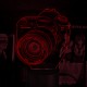 Акриловий 3D світильник-нічник Фотокамера Фотоапарат Canon