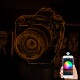 Акриловий 3D світильник-нічник Фотокамера Фотоапарат Canon