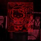 Акриловий 3D світильник-нічник Hello Kitty Зима