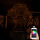 Акриловий 3D світильник-нічник 3D Троянди