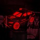Акриловий 3D світильник-нічник Поліцейський автомобіль