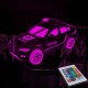 Акриловий 3D світильник-нічник Поліцейський автомобіль