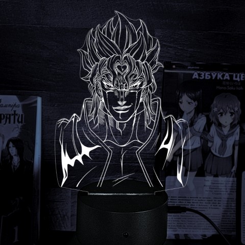 Акриловий 3D світильник-нічник JoJo's Bizarre Adventure Химерні пригоди ДжоДжо